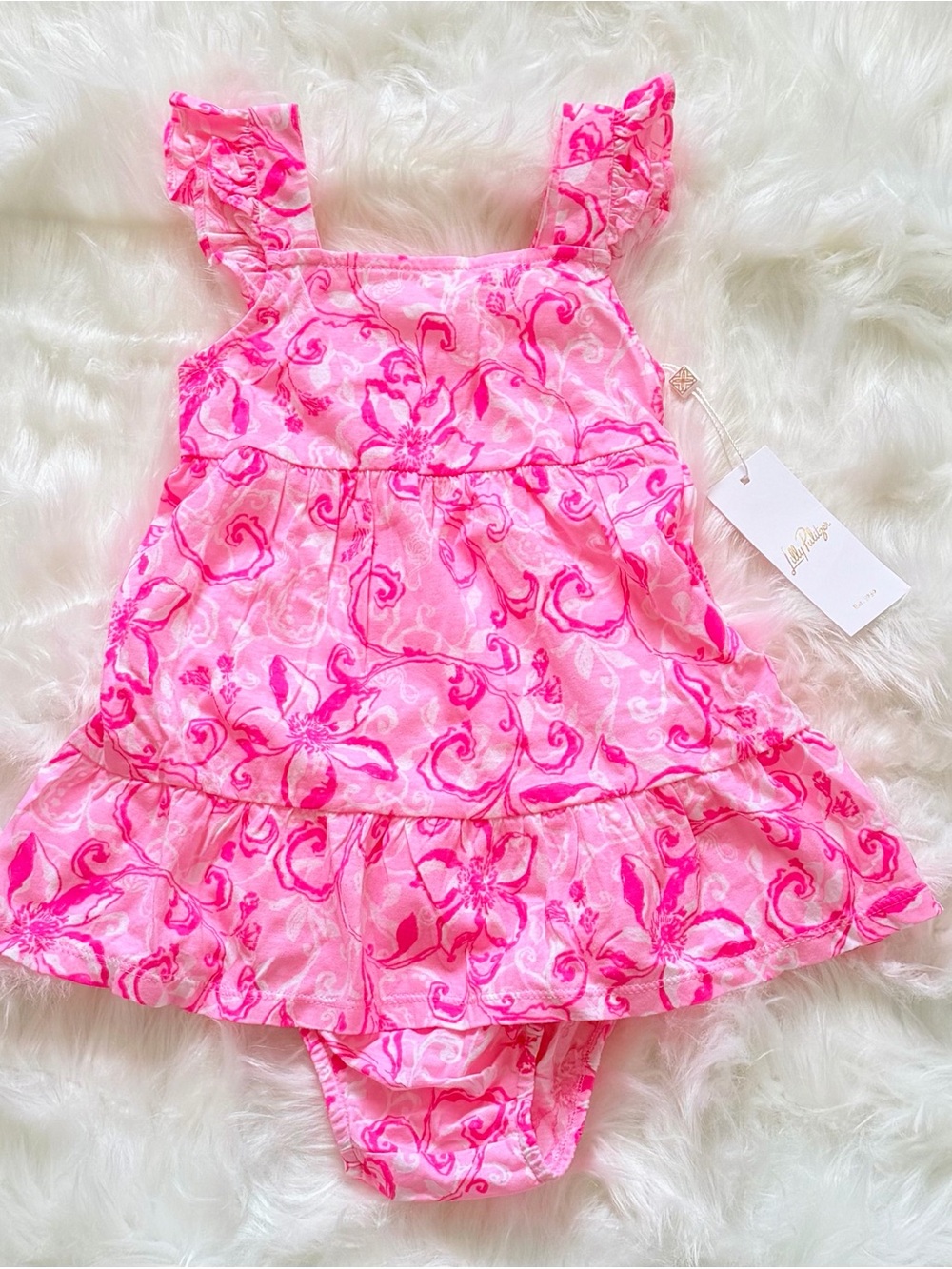 NWT Lilly Pulitzer Dress and Bloomers Sz 18/24M